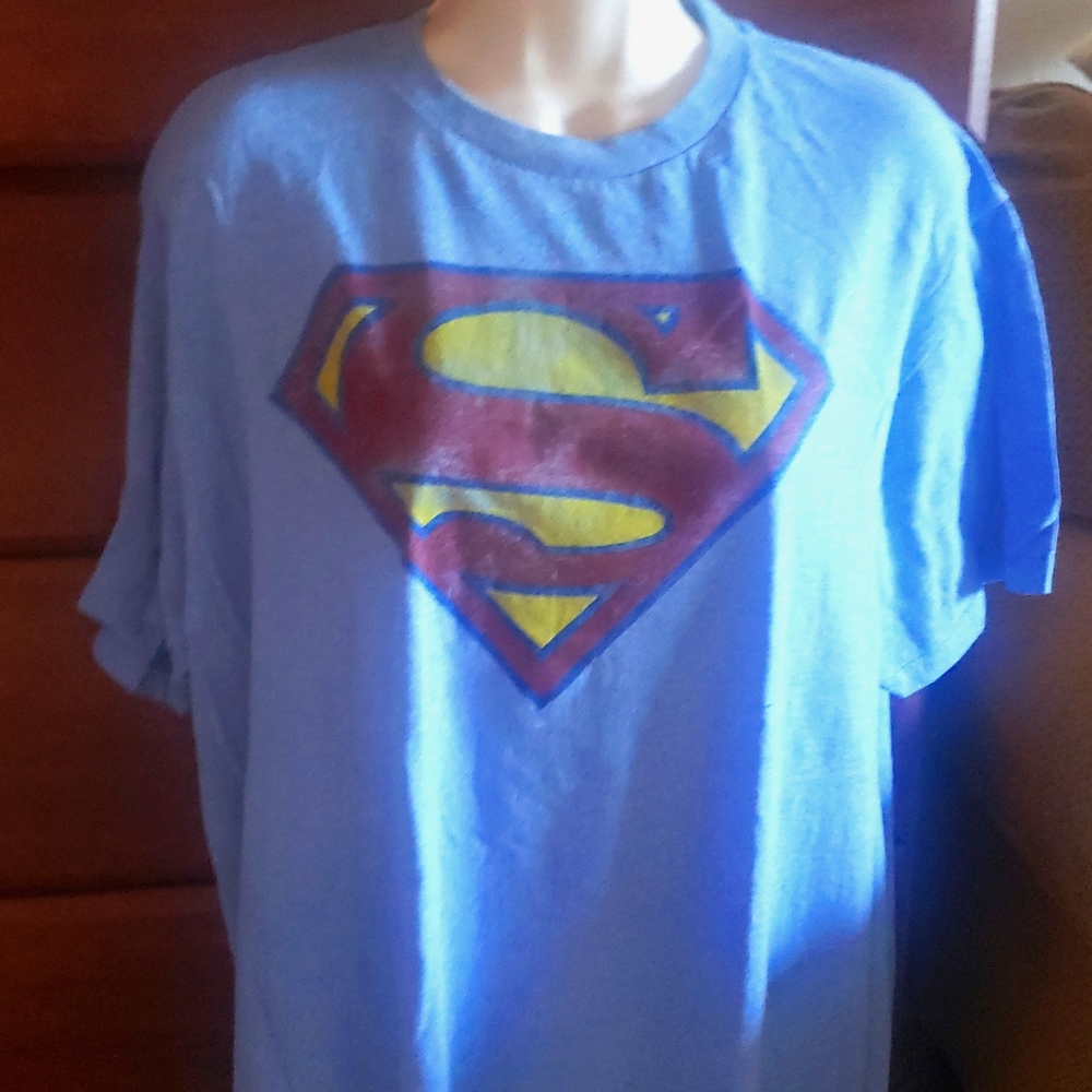 Vintage Super Man T Shirt, Super Man Brand XL